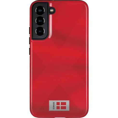 Denmark Soccer Flag Galaxy S22 Plus Pro Case